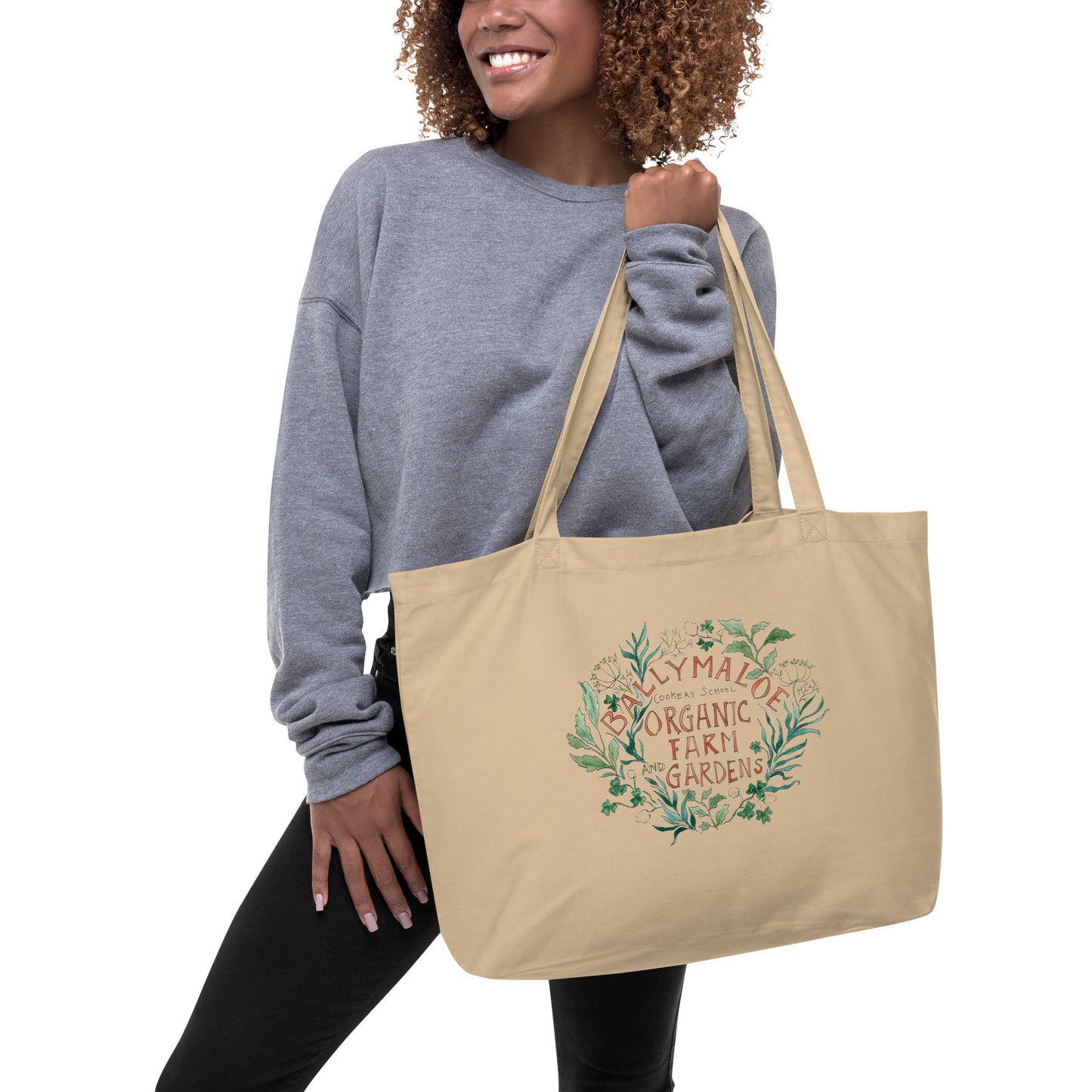 Large Organic Cotton Tote Bag | LGH Garden