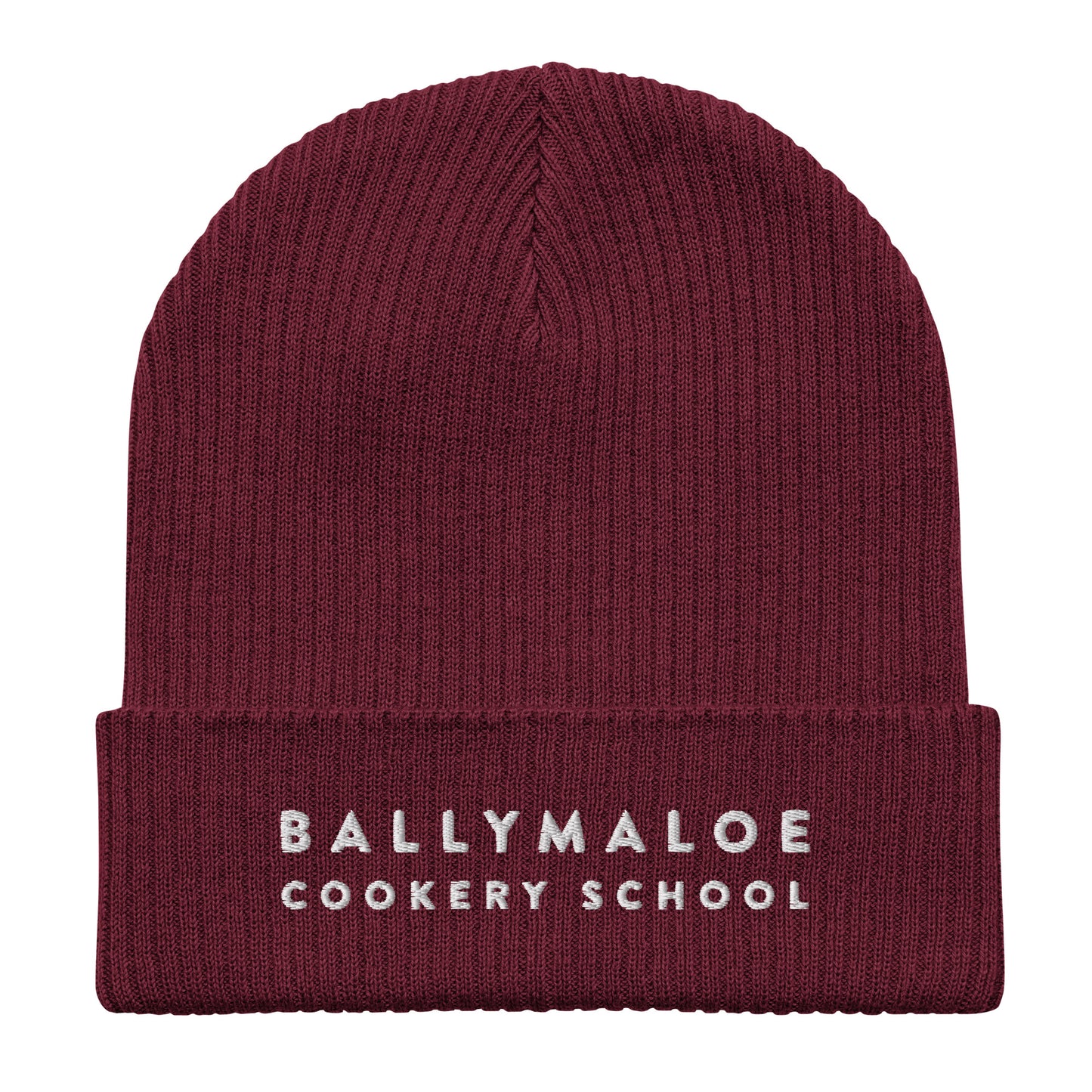 Organic Cotton Ribbed Beanie