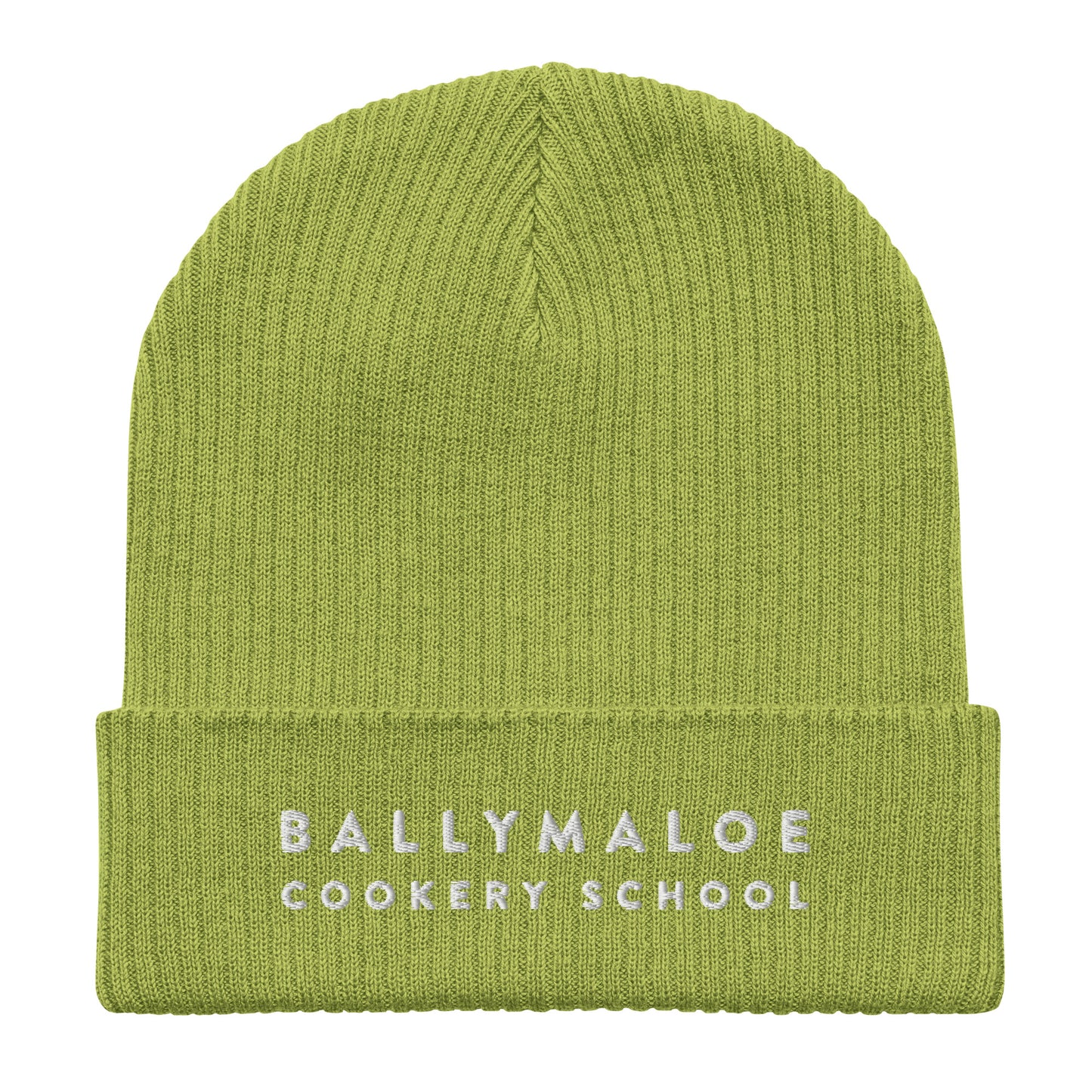 Organic Cotton Ribbed Beanie