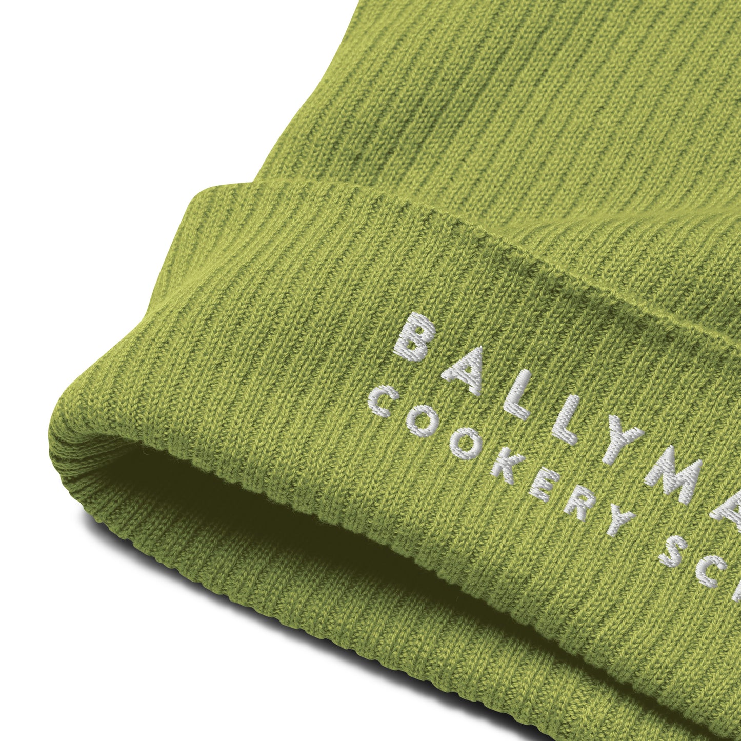 Organic Cotton Ribbed Beanie