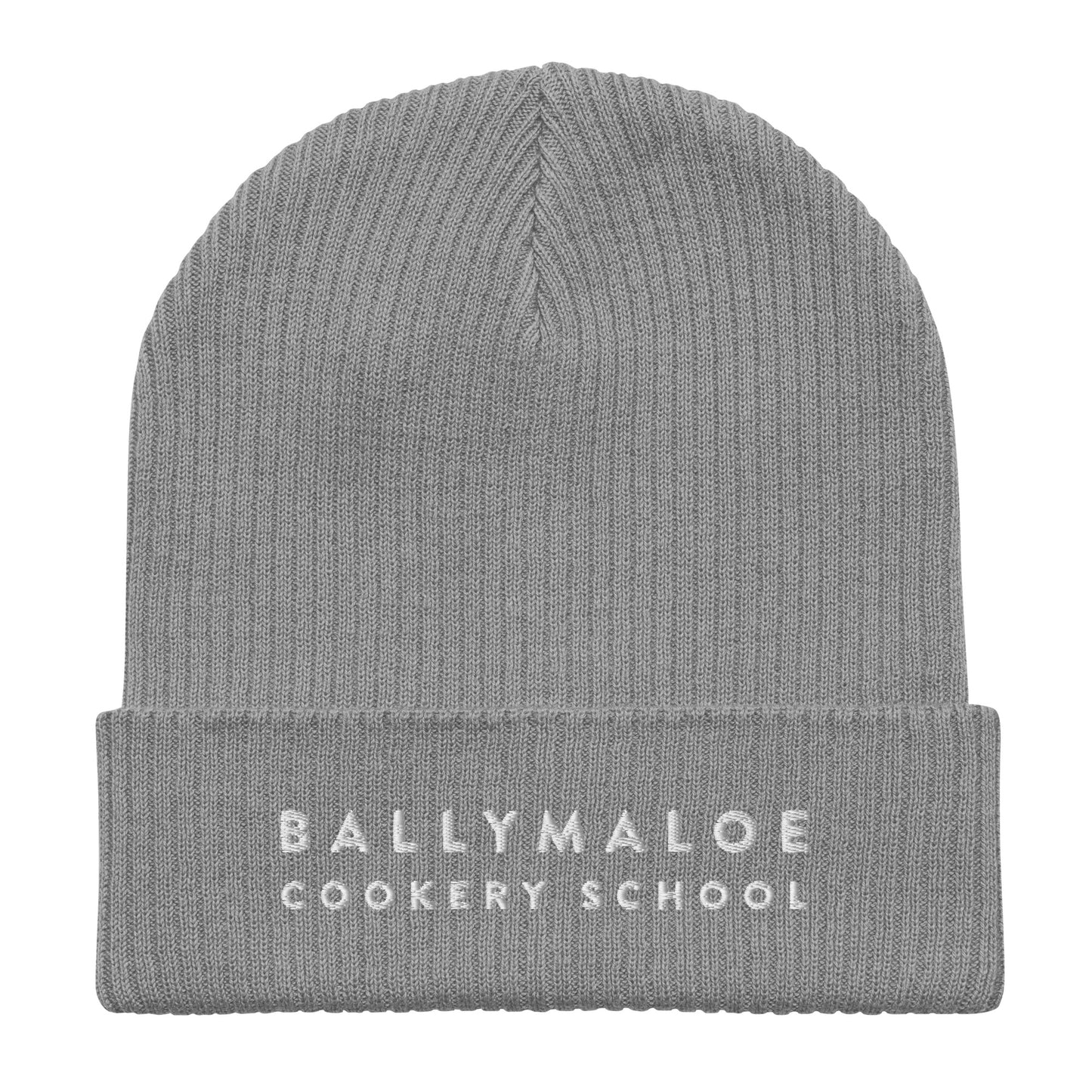 Organic Cotton Ribbed Beanie