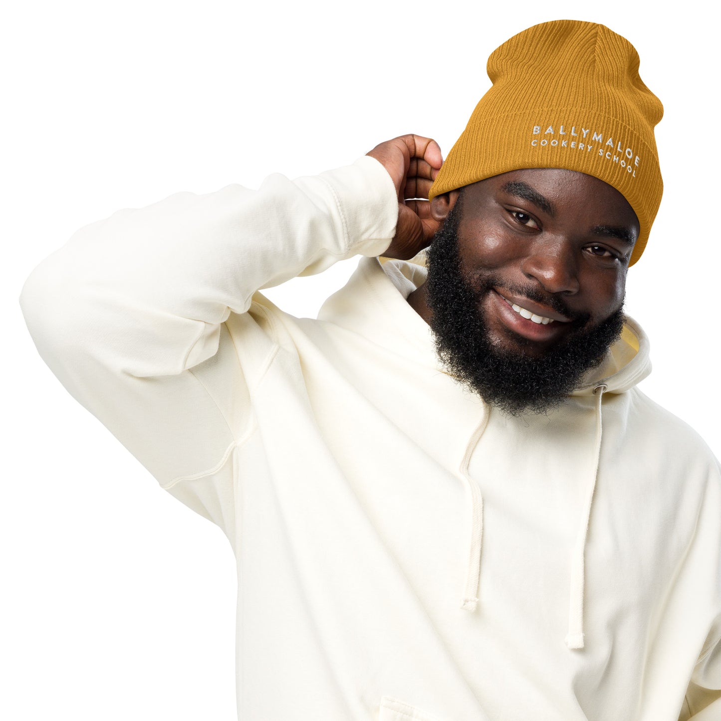 Organic Cotton Ribbed Beanie