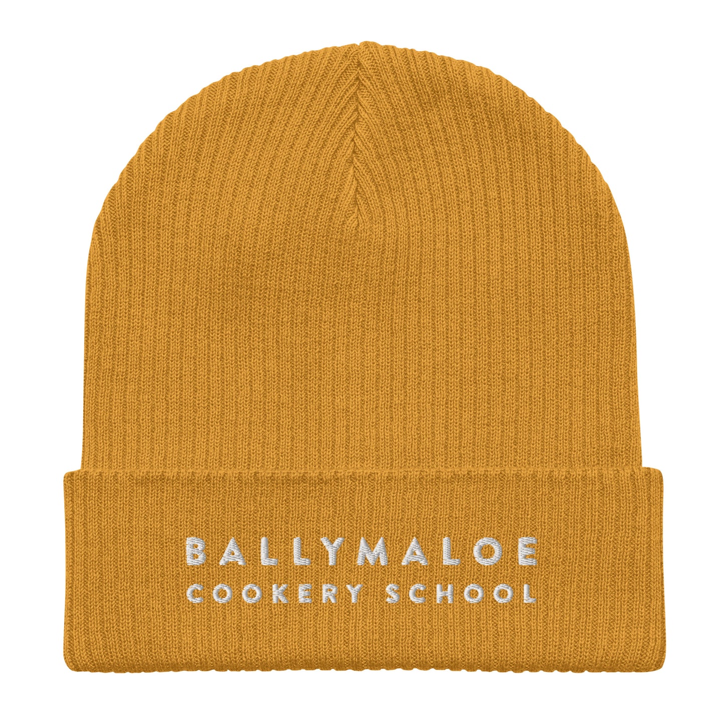 Organic Cotton Ribbed Beanie