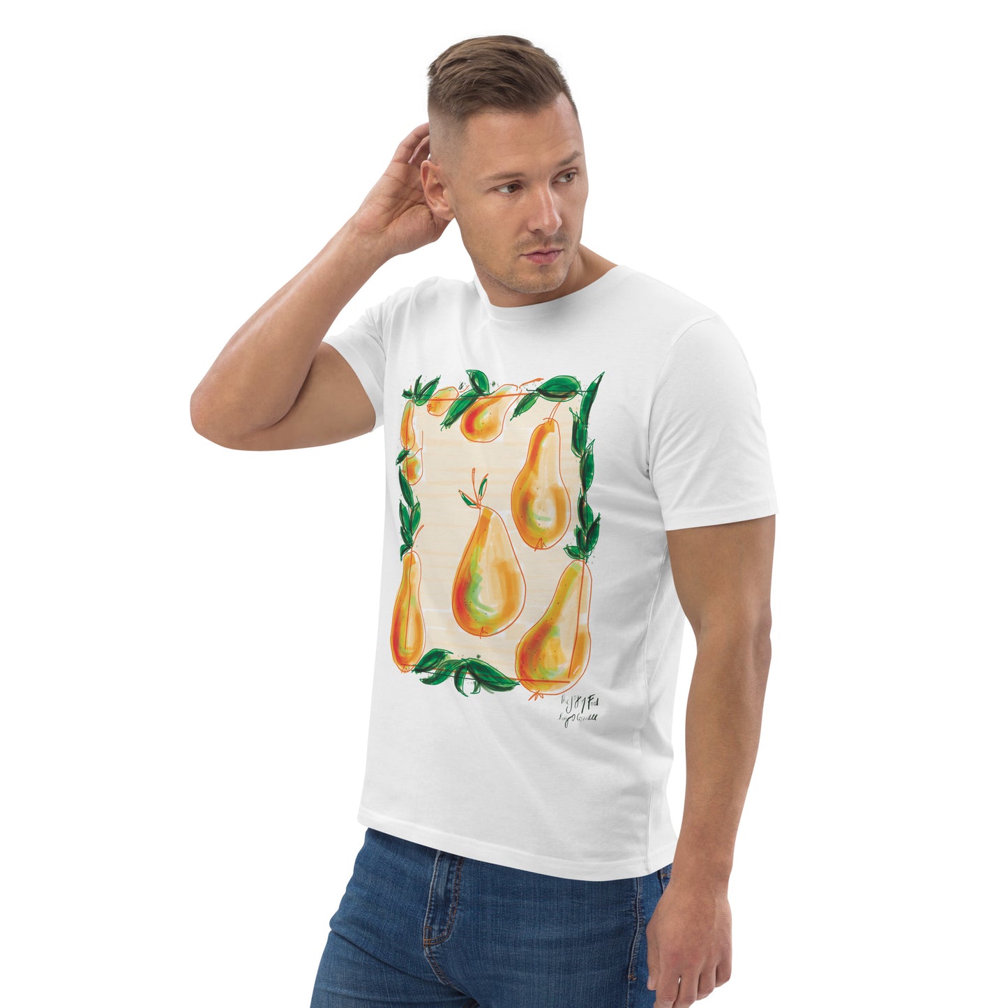 Unisex Organic Cotton T-shirt | Rory O'Connell Pears